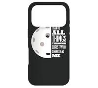 Pickleball Raquette Balles Christ Religion Jésus Pickleball Coque pour iPhone 17 Pro