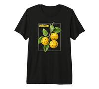 Pickleball rétro Arbre fruitier Pickleballer Floral Folk Art T-Shirt Haut de Gamme