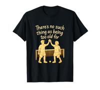 Pickleball sans âge : design vintage manuscrit High-Five T-Shirt