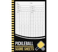 Pickleball Score Sheets: Pickleball Game Score Record Log Book | Pickleball Scorebook | Pickleball Scoring Logbook | 100 Pages