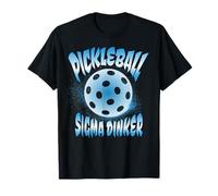 Pickleball Sigma Dinker Gen Z Vaporwave Funny T-Shirt