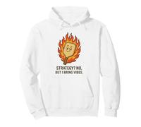 Pickleball Strategy No But I Bring Vibes Funny Sweat à Capuche