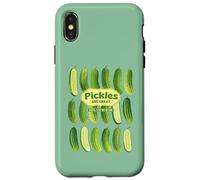 Pickles are Great Pickle Lover Dad Father Gag Coque pour iPhone X/XS