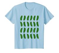 Pickles Costume I J'aime Les Cornichons Dicton Amusant sur T-Shirt, Enfant, Bleu Céleste, 12 Ans