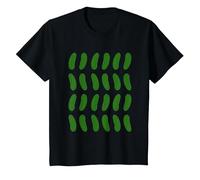 Pickles Costume I J'aime Les Cornichons Dicton Amusant sur T-Shirt, Enfant, Noir, 4 Ans