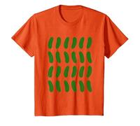 Pickles Costume I J'aime Les Cornichons Dicton Amusant sur T-Shirt, Enfant, Orange, 4 Ans