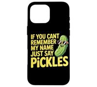 Pickles Funny Pun Joke Forget Name Cartoon Cool Coque pour iPhone 16 Pro Max