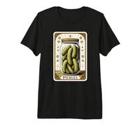 Pickles Tarot Carte Vintage T-Shirt Haut de Gamme