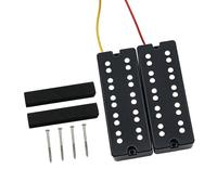 Pickup électrique ouvert pour guitare basse 5 cordes double bobines aimant en céramique pour styles musicaux Accessoires de guitare Kit double bobine