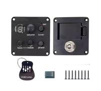 Pickup System for Guitar, Multifunctional High-Fidelity, Volume Tone | 7.09x4.72x1.97 inches Folklore Guitar Multifunctional Guitar Preamp Accessories, Music Lovers, Professionals