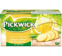 Pickwick Fruit Fusion Tea au gingembre et citron à la citronnelle 20x 2g