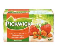 Pickwick Fruit Fusion Thé aux fraises et à l'argousier 20x 1,75g