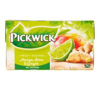 Pickwick Fruit Fusion Thé mangue, citron vert et gingembre 20x 1,75g