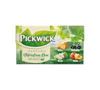 Pickwick Tea Avec boîte de 20 sachets de thé - Orange, cassis, pomme et pêche