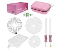 Picmondoo - E-Painter pour Diamond Painting - ROSA - Stylo sans fil avec pompe à vide - Accessoire pour poser des pierres AB sans cire