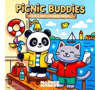 Picnic Buddies: Adorable Animals Enjoying Travel Coloring Book,Prefect gift for Relaxation & Anxiety