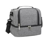Picnic Cooler Bag, Insulated Work Trip Tote, Waterproof Portable Pouch, Thermal Storage Design, Food and Drink Carrier for Camping, Beach, Work, School, Beverage Transport, 9.84x6.69x9.06 inches