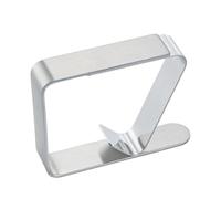 Picnic Table Clips - Stainless Steel Clamp for Covers | Heavy Duty Grip with Secure Hold, Easy Install Accessory, Outdoor Party Tool, Stable Protection Gear for Tablecloths Camping BBQ Events