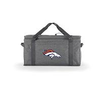 PICNIC TIME NFL Denver Broncos Glacière isotherme pliable 64 canettes Gris chiné