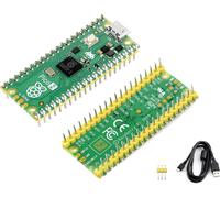 Pico 2 Kit With Pre-Soldered Header Compatible With Raspberry Pi Pico 2 Microcontroller Board +Usb Cable,Using Rp2350 Chip,Dual-Core&Dual-Architecture Design,520Kb Sram 4Mb Flash (3 Items)