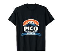 Pico 2351 m Açores Sunrise Mountain Travel Design T-Shirt
