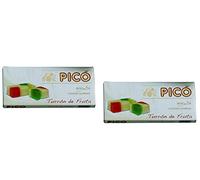 Picó - Le pack comprend 2 Turron de Fruta, Nougat mou aux Fruits - Qualité Supérieure - 200gr (Sans Gluten) - Produit Espagnol / Nougat Espagnol