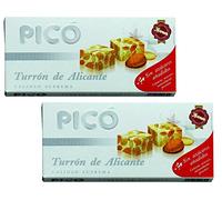 Picó - Le pack comprend 2 Turron Imperial, Nougat dur d'Amandes Sans sucres ajoutés - Qualité Supérieure - 200gr (Sans Gluten) - (Touron)Produit Espagnol / Nougat Espagnol