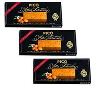 Picó - Le pack comprend 3 Turron de Jijona - Nougat mou boîte noire - Qualité supreme 200gr