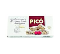 Picó - Turron al crocant de almendras y frambuesa - Nougat Almond à crocant et de framboise 200gr Qualité supreme