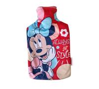 PICOBOX, Bouillotte Eau Chaude, Bouillotte pour Enfants, Housse en Matière Douce et Soyeuse, Parfaite pour se Réchauffer, Idéale en Cas de Douleurs Abdominales, 33x21x4,5Cm et 2L (Minnie)