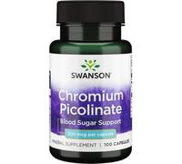 Picolinate de chrome 200 mcg 100 gélules Swanson Health Products