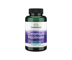 Picolinate de Chrome 200 mcg 200 Capsules Swanson Health Products