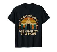 Picon Papy apéro t-Shirt idée Cadeau pour Grand-père Homme T-Shirt