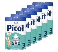Picot Croissance Nature Lait infantile 3ème Age 800g - Lot de 6