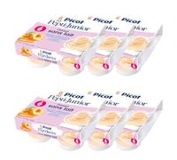 Picot Mon 1er Dessert sans Lait Abricot +6m 4 x 100g - Lot de 6