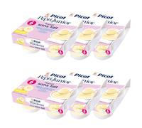 Picot Mon 1er Dessert Sans Lait Banane +6m 4 x 100g - Lot de 6 Boîtes