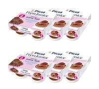 Picot Mon 1er Dessert sans Lait Cacao +6m 4 x 100g - Lot de 6