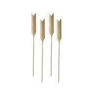 Pics à Cocktail en acier inoxydable, cure-dents Fruits, apéritif for Sandwich, collations barbecue((4rolls) 12x40mm-I)