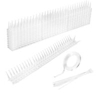 Pics Anti-Oiseaux 5m - Pointes Blanc (Protection Balcon/Cour - Contre Pigeons/Corbeaux)