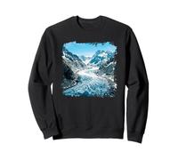 Pics de Glace des Alpes de la Vallée des Glaciers Sweatshirt