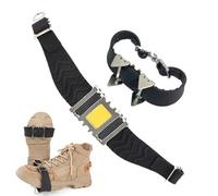 Pics de Glace pour Chaussures - fers à Repasser avec Quatre Pointes Pointues,Crampons de Traction de randonnée | pour Les activités de Plein air telles Que la randonnée, Les Sports de Montagne