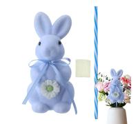 Pics de Pâques pour couronne - Décoration de vacances en forme de lapin - Panier de printemps - Pour bureau, animation, appartement, salon, chambre à coucher, étude, cheminée, bibliothèque, couronne