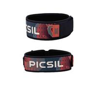 PICSIL - Ceinture Lombaire Lockpro en Néoprène, Support Powerlifting, Cross Training et Functional, Double Fermeture Réglable (XS, Navy)