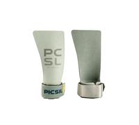 PICSIL - Maniques Heron pour l’Initiation et Le Perfectionnement, avec ou sans Magnésie, avec Étui et Protège-Poignets, pour WOD, Cross Training, Calisthenics, Fitness (Fern, G+)