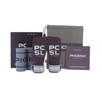 PICSIL - Maniques Phoenix, Grips Professionnel Sains Magnésie, avec Étui et Protège-Poignets Inclus, pour Cross Training, Calisthenics, Musculation, Fitness (Plum, G)