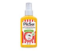 PicSol Spray Anti-Moustiques Citronnelle/Citriodiol Actifs 100% Végétal - 125 ml