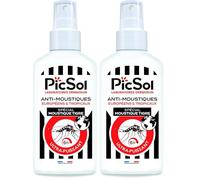 PicSol Spray Spécial Moustique Tigre Anti-Moustiques Européens/Tropicaux (Lot de 2)