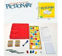 Pictionary-Jeu De Société Familial Pour Enfants Et Adultes - 8 ans+- JDX98 Multicolore PICTIONARY (Anglais)