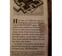 Pictionary Second Edition Game Cards