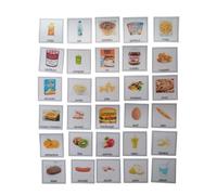Pictogramme de Communication pour classeur Type pecs autiste TSA tdah autisme éveil Language Aliments Handicap